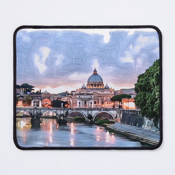 Item preview, Oil Pastel Rome Skyline designed and sold by brueri.