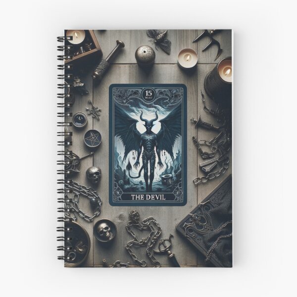 Item preview, 15. The Devil Tarot card (Modern Design) designed and sold by OmniGoods.