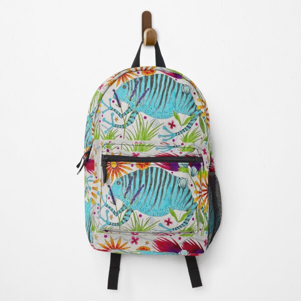 Item preview, Blue Frog with Flowers designed and sold by KakiDimock.