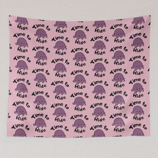 Item preview, Time to Hide Chibi Octopus (Pink) designed and sold by BLAAAAASK.