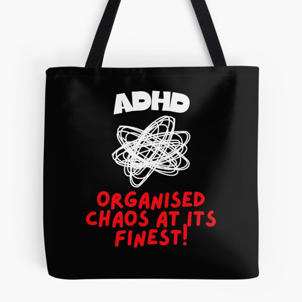 Item preview, adhd t-shirt funny designed and sold by Smells Like Merch Spirit.