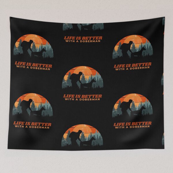 Item preview, Life Is Better With A Doberman Pinscher Dad designed and sold by Guarddogdrive.