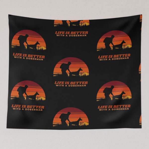 Item preview, Life Is Better With A Doberman Pinscher Dad designed and sold by Guarddogdrive.