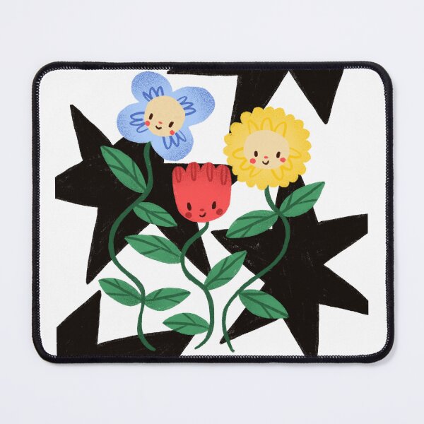 Item preview, Flower Trio And Stars designed and sold by Sadie Sandia Star.