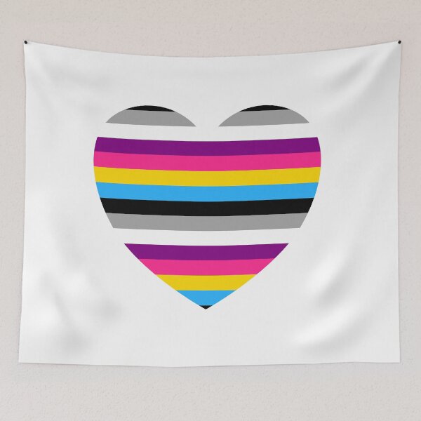 Item preview, Asexual Panromantic designed and sold by Inspirationmotivation.
