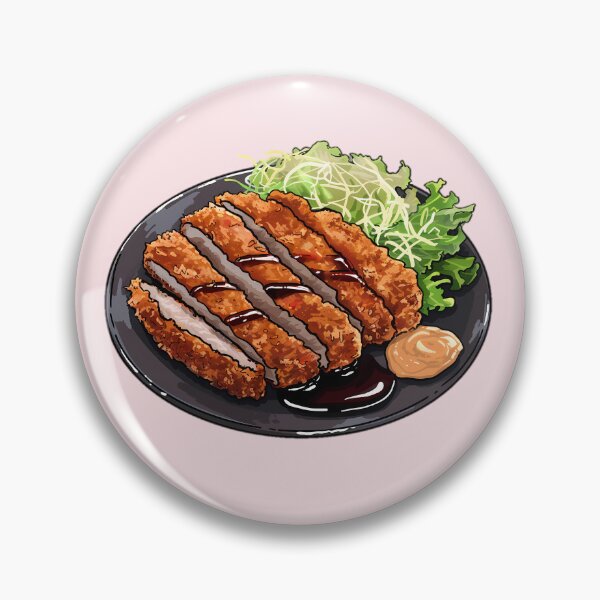 Item preview, Deep-fried breaded pork cutlets (Ton Katsu) designed and sold by sakurashorty.