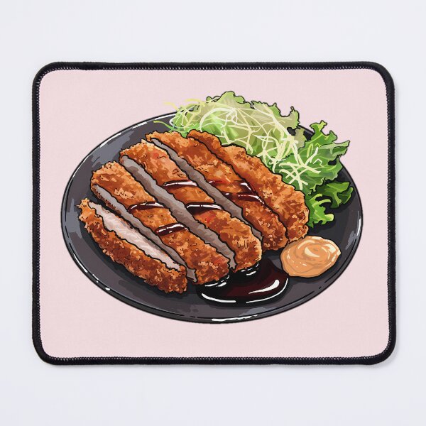 Item preview, Deep-fried breaded pork cutlets (Ton Katsu) designed and sold by sakurashorty.
