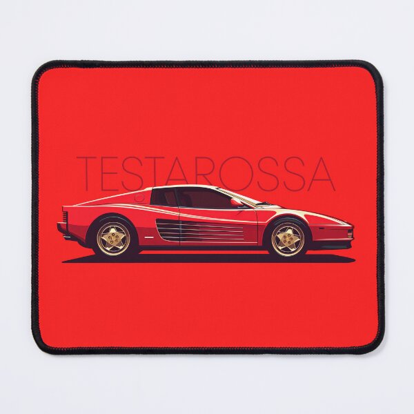 Item preview, Ferrari Testarossa 1990 Side illustration designed and sold by blackdogshop.