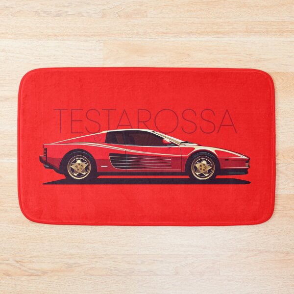 Item preview, Ferrari Testarossa 1990 Side illustration designed and sold by blackdogshop.