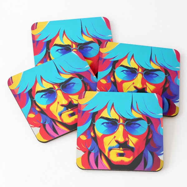 Item preview, an abstract portrait of john lenon designed and sold by McKale Jonas.
