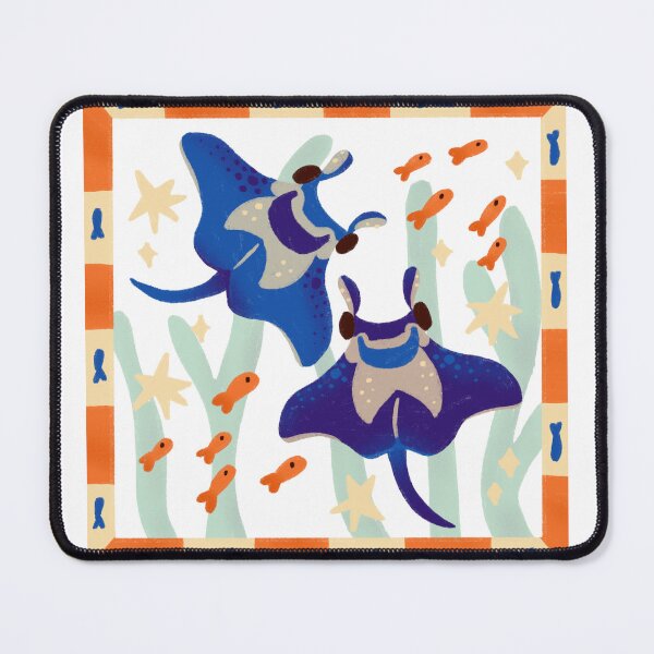 Item preview, Sting and Manta Ray Fishie Ocean Scene designed and sold by Sadie Sandia Star.