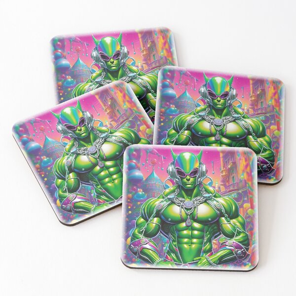 Item preview, ALIEN NEON SPACE MUSCLE designed and sold by Dolls X Beauty.