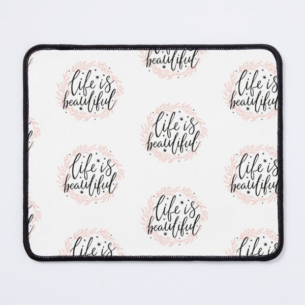 Item preview, Life is Beautiful: Inspirational Lettering Design designed and sold by hjian8219.