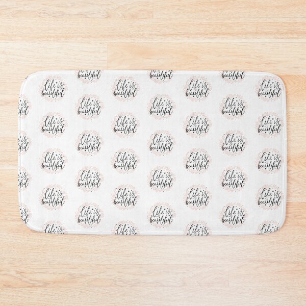 Item preview, Life is Beautiful: Inspirational Lettering Design designed and sold by hjian8219.
