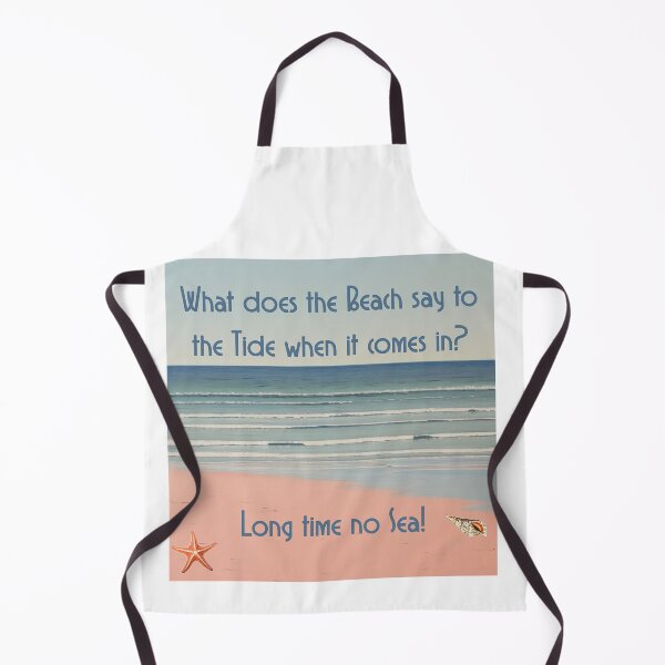 Item preview, Long Time No Sea! Traveler Gift/Beach Pun designed and sold by SSustainable.