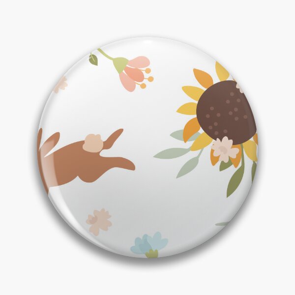 Item preview, Hares and Sunflowers: Seamless Pattern designed and sold by hjian8219.