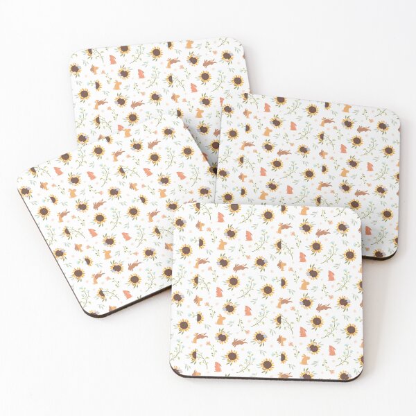 Item preview, Hares and Sunflowers: Seamless Pattern designed and sold by hjian8219.