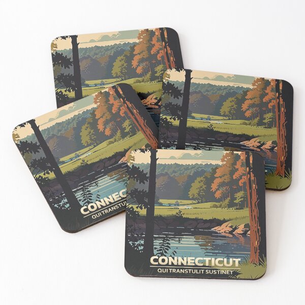 Item preview, Connecticut State Travel designed and sold by Thistle-TShop.
