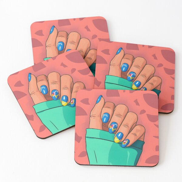 Item preview, summer nails 2024, nails lover designed and sold by JustCrafted.