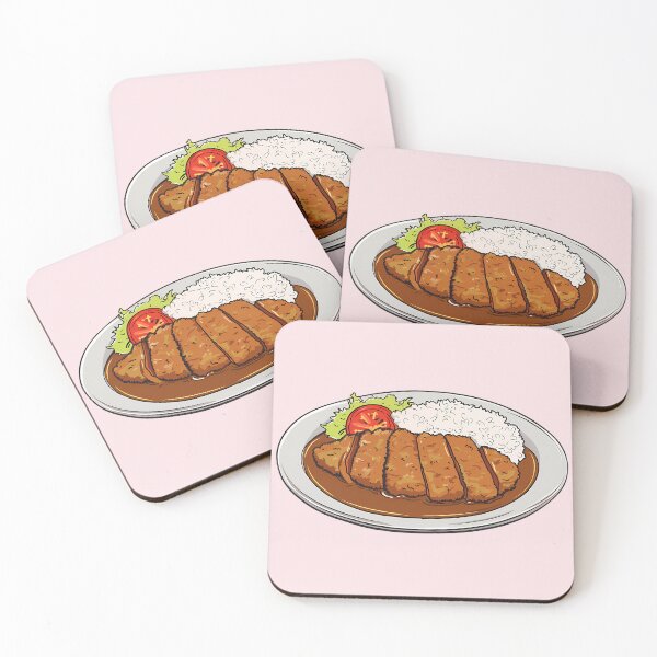 Item preview, Japanese pork chop curry with rice designed and sold by sakurashorty.