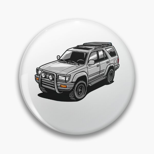 Item preview, Grey 3rd Gen Toyota 4Runner designed and sold by Slammed Sketches.