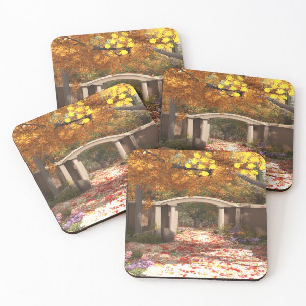 Item preview, A House Garden in Autumn designed and sold by jackbermess.