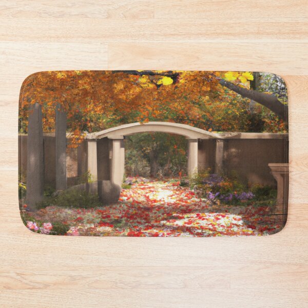 Item preview, A House Garden in Autumn designed and sold by jackbermess.