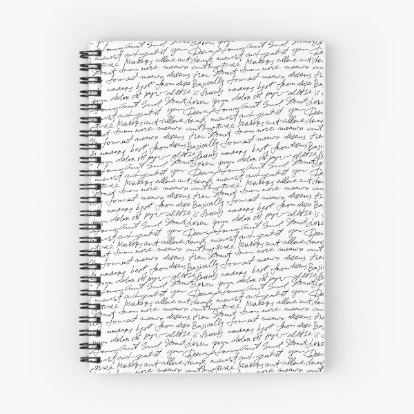 Item preview, Manuscrit Noir sur Fond Blanc designed and sold by MagicCreationsW.
