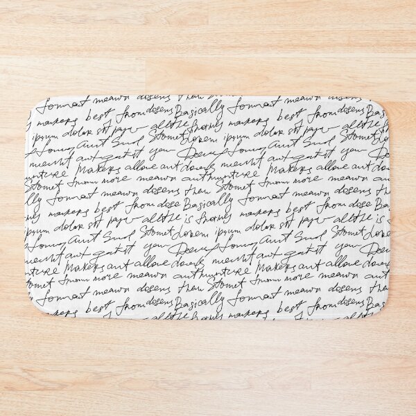 Item preview, Manuscrit Noir sur Fond Blanc designed and sold by MagicCreationsW.