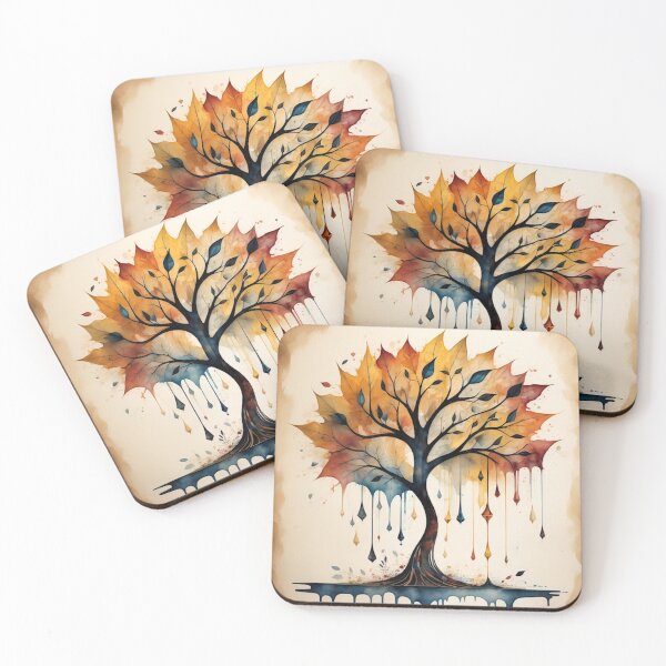 Item preview, Abstract Leaf Tree designed and sold by Pokemondundee.