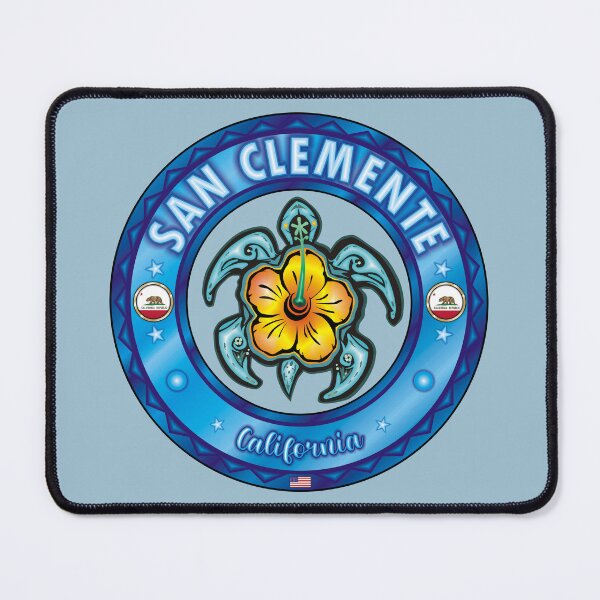 Item preview, San Clemente California sea turtle hibiscus designed and sold by studioss76.