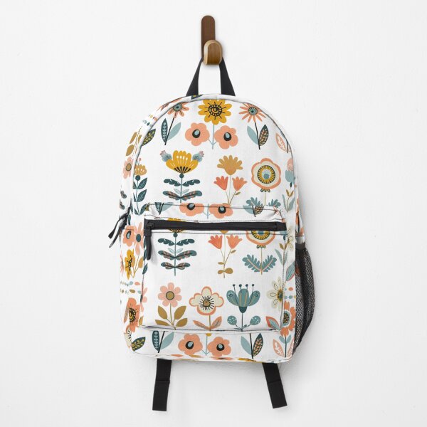 Item preview, Scandinavian Folk Flowers designed and sold by DesignVistaHub.