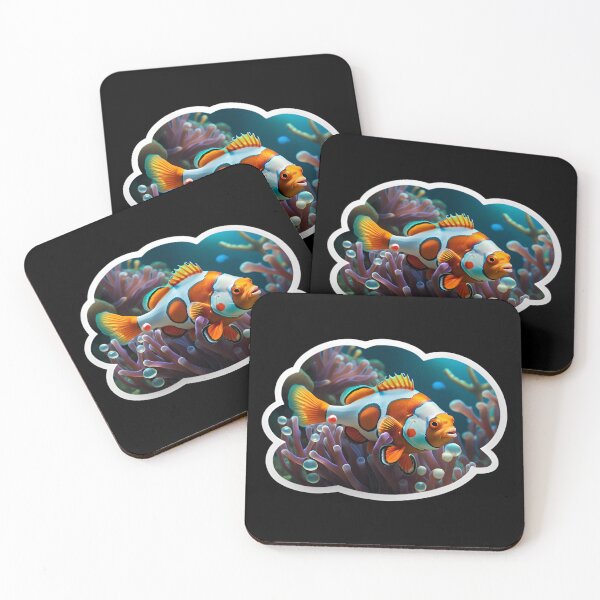 Item preview, Cute Clownfish And A Sea Anemone designed and sold by TheArtOfPat.
