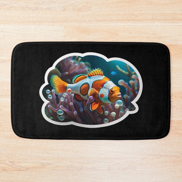 Item preview, Cute Clownfish And A Sea Anemone designed and sold by TheArtOfPat.