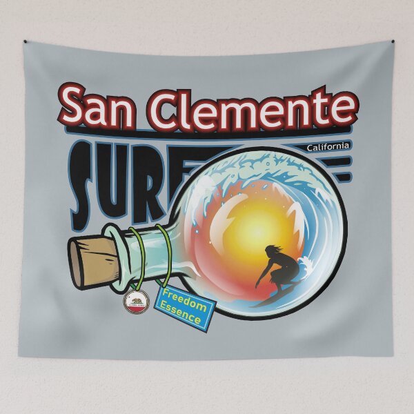 Item preview, San Clemente CA surf California freedom essence designed and sold by studioss76.