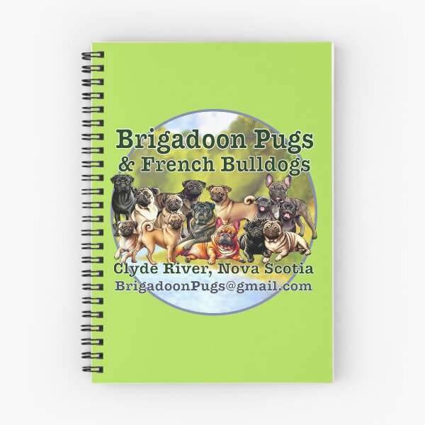 Item preview, Brigadoon Pugs & French Bulldogs designed and sold by FivePugs.