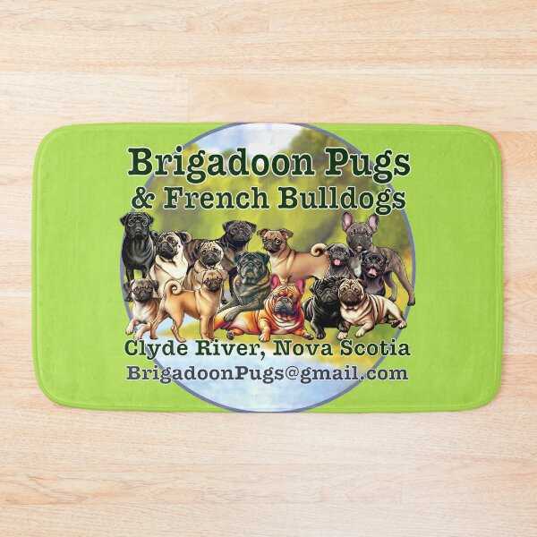 Item preview, Brigadoon Pugs & French Bulldogs designed and sold by FivePugs.