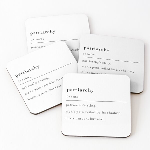 Item preview, PATRIARCHY - a haiku designed and sold by StickyHandsAus.