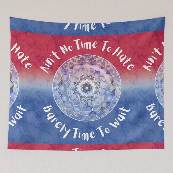 Item preview, Grateful Dead Ain't No Time to Hate Barely Time to Wait batik style designed and sold by AuroraXGreen.