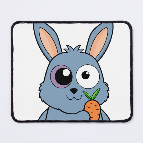 Item preview, Fluffy Bunny with a Patch Over Its Eye designed and sold by omerfdln34.