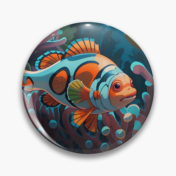 Item preview, Cute Clownfish And A Sea Anemone designed and sold by TheArtOfPat.