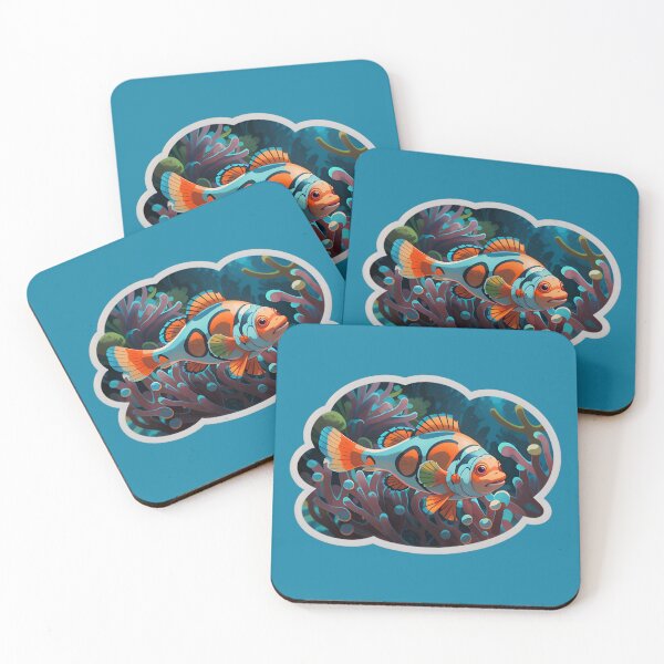 Item preview, Cute Clownfish And A Sea Anemone designed and sold by TheArtOfPat.