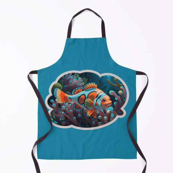Item preview, Cute Clownfish And A Sea Anemone designed and sold by TheArtOfPat.