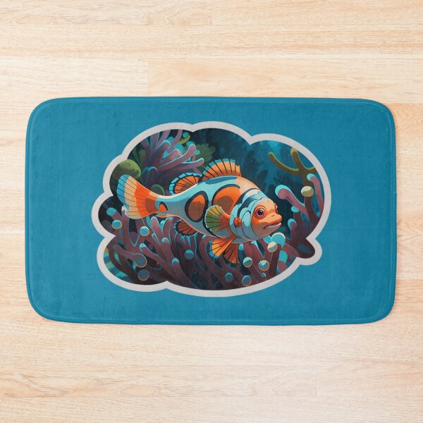 Item preview, Cute Clownfish And A Sea Anemone designed and sold by TheArtOfPat.