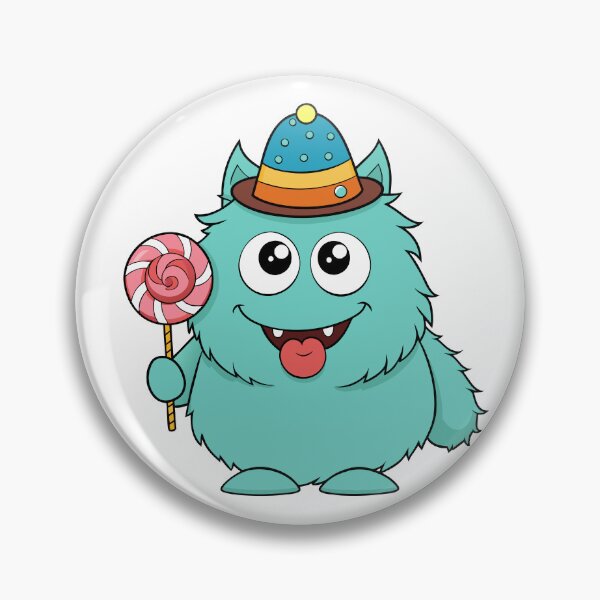 Item preview, Fluffy Monster Wearing a Tiny Hat designed and sold by omerfdln34.