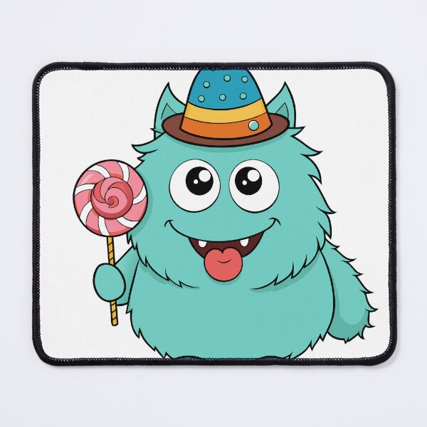Item preview, Fluffy Monster Wearing a Tiny Hat designed and sold by omerfdln34.