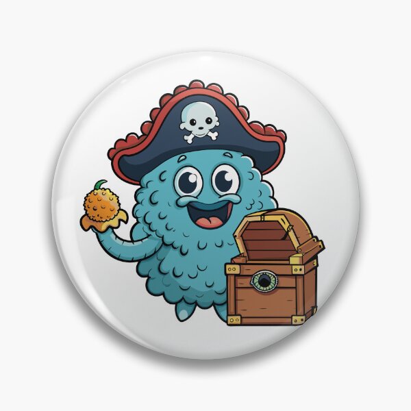 Item preview, Fluffy Octopus Wearing a Pirate Hat designed and sold by omerfdln34.