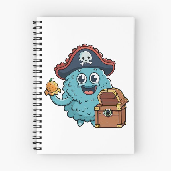 Item preview, Fluffy Octopus Wearing a Pirate Hat designed and sold by omerfdln34.