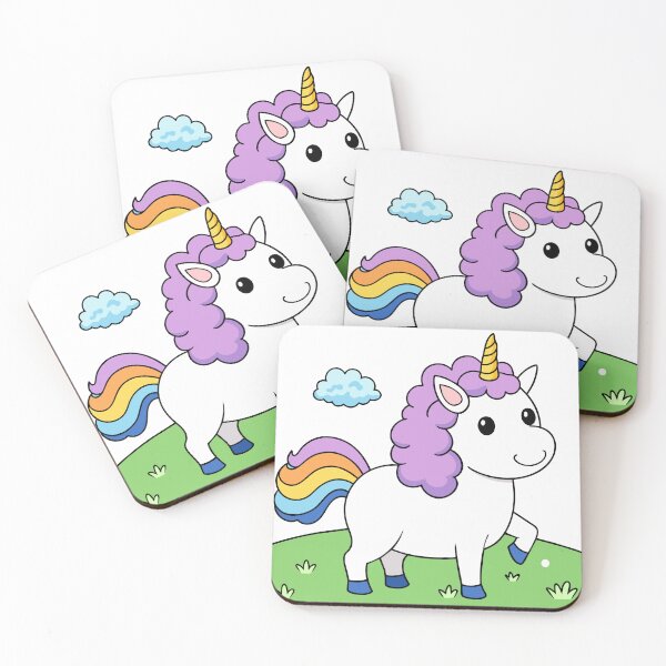 Item preview, Fluffy Unicorn with a Rainbow Mane designed and sold by omerfdln34.