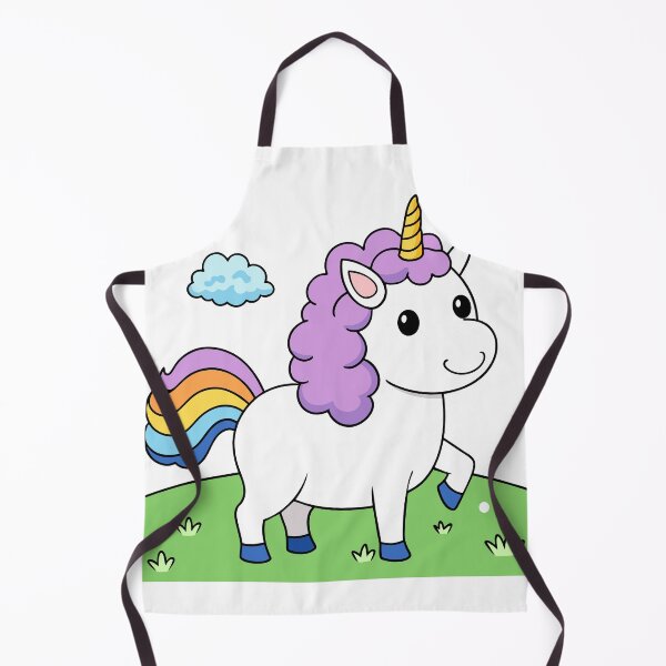 Item preview, Fluffy Unicorn with a Rainbow Mane designed and sold by omerfdln34.